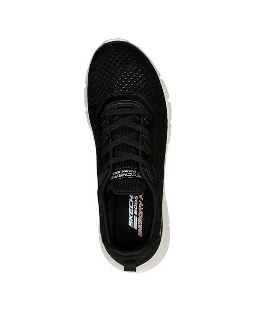 Skechers Blue Bobsbflex Slip On Trainers