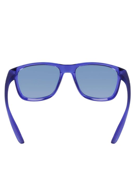 Nike Blue Flip Ascent Square Sunglasses