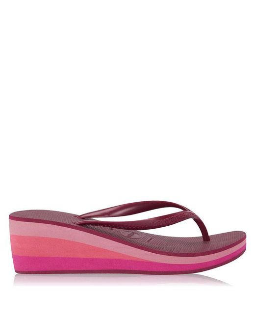 Havaianas Pink Wedge Flip Flop