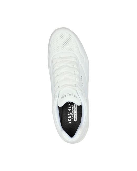 Skechers White Uno Stand On Air Trainers for men