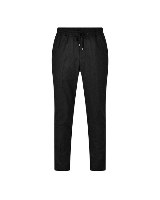Pal Zileri Black Pal Drawstring Trs Sn64 for men