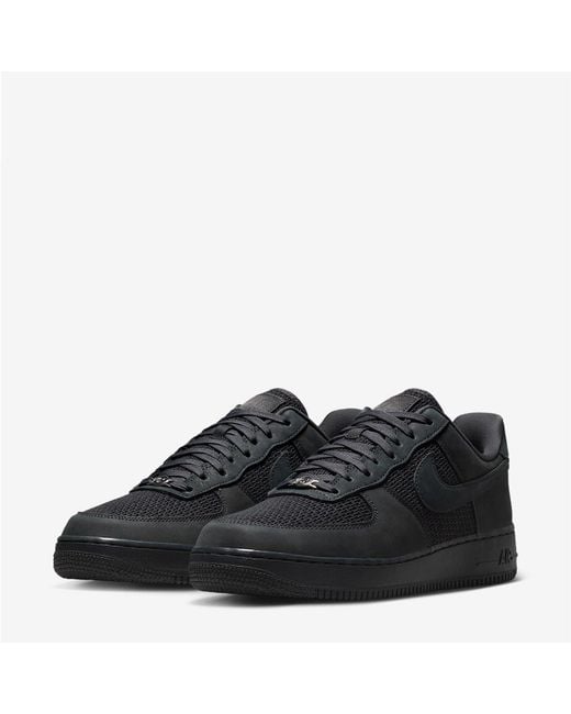 Nike Black Air Force 1 07 Shoes for men