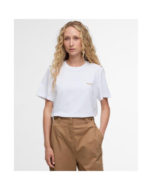 Barbour White Marla T-Shirt