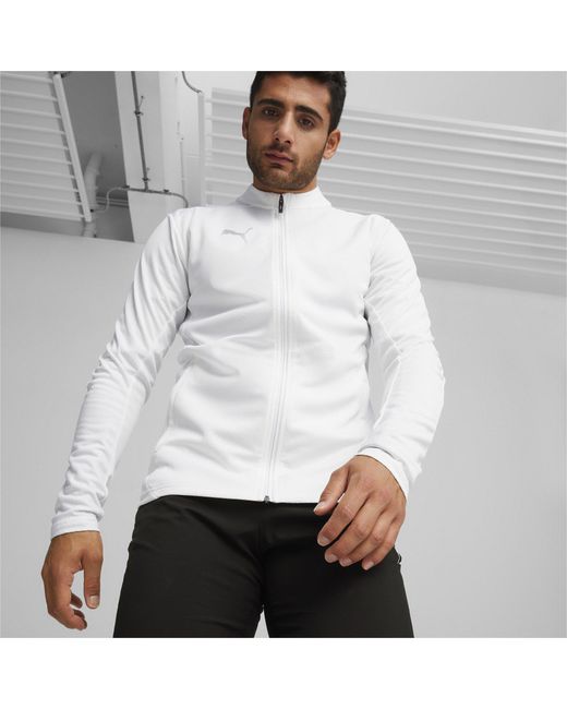 PUMA White Performance Moisture-Wicking Training Jacket for men