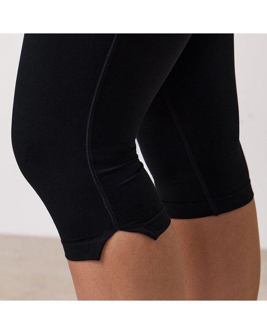 Gym King Black 365 Capri Legging