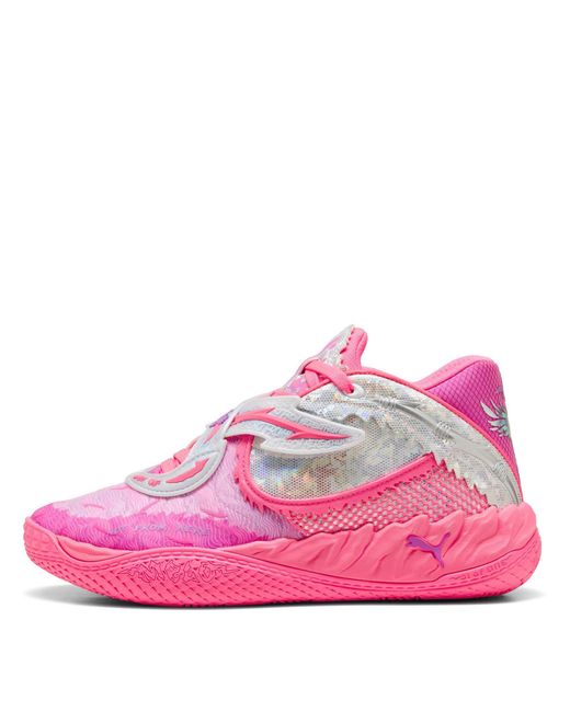 PUMA Pink Mb.05 World Tour Basketball Trainers for men