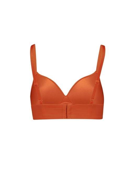 PUMA Orange Soft Lightly Lined Bralette