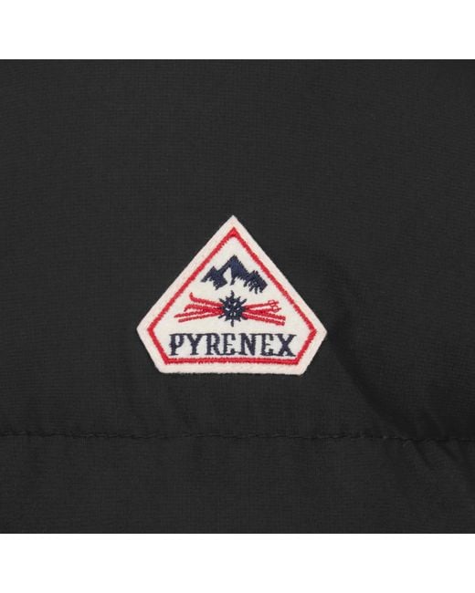 Pyrenex Black Spoutnic Water Resistant Duck Down Detachable Hood Short Puffer Jacket for men