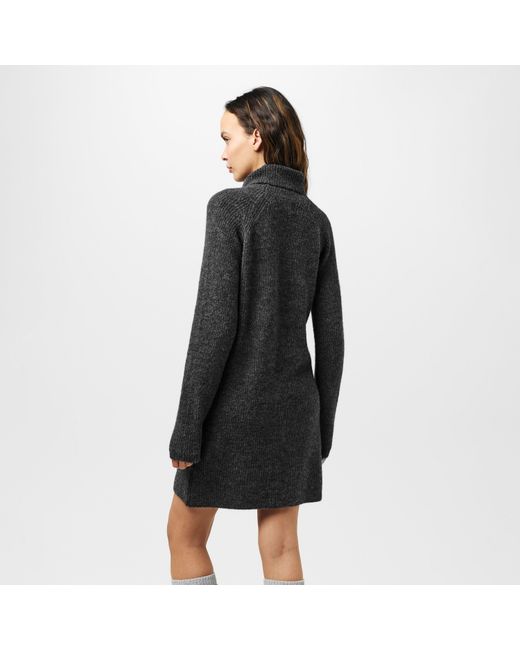Pieces Gray Knit Mini Dress