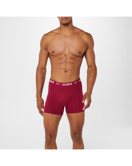 Lee Cooper Blue Essential Boxer Trunk 5-Pack for men