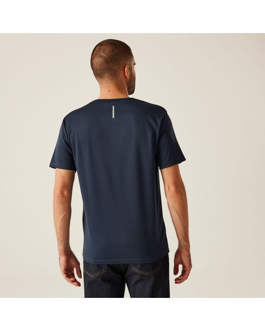 Regatta Blue Pro Wicking T-Shirt for men