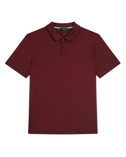 Ted Baker Red Regular Fit Zeiter Polo Shirt for men
