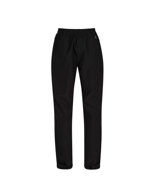 Regatta Black Highton Waterproof Overtrousers (long)