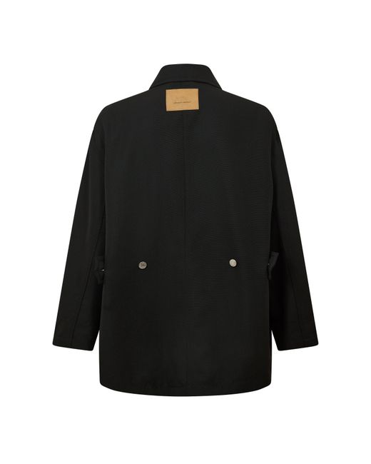 AMI Black Worker Overshirt for men