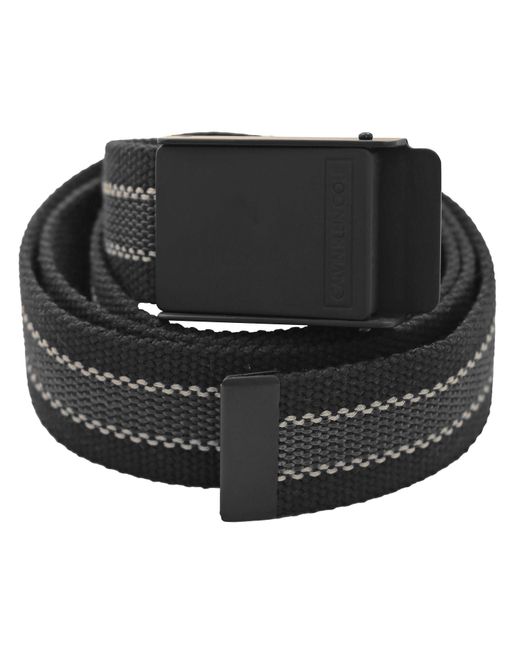 Calvin Klein Black Ck Golf Webbing Belt for men