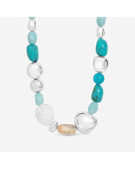 Mood Blue And Resin Necklace