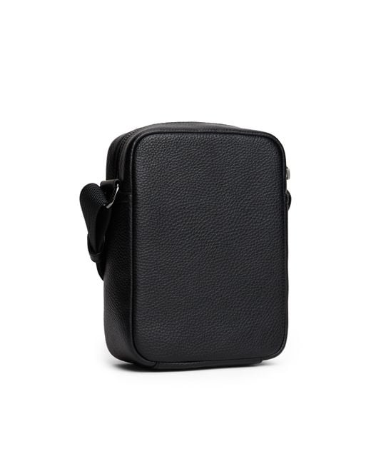 Tommy Hilfiger Black Central Mini Reporter Bag for men