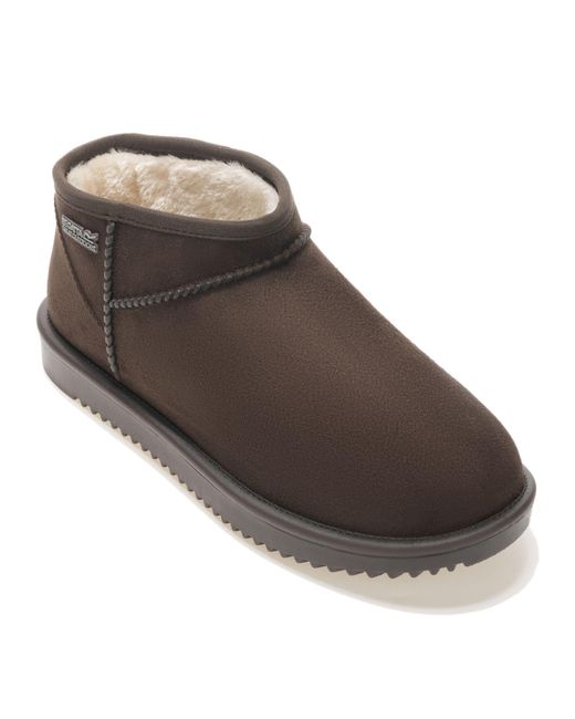 Regatta Natural Risley Short Waterproof Faux Fur Lined Fla