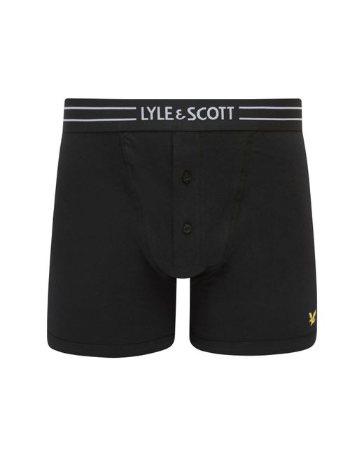 Lyle & Scott Black Lyle Lewis 3Pk for men