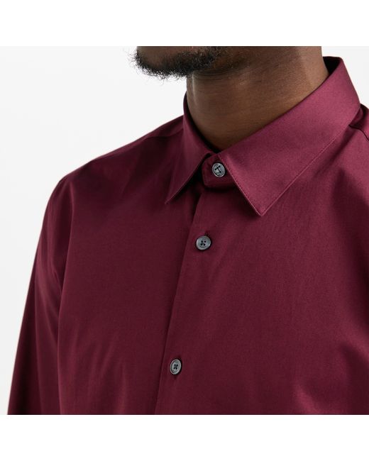 Ted Baker Purple Long-Sleeve Cotton Shirt for men