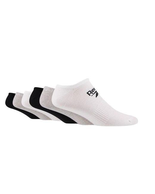 Reebok White 6 Pair Low Cut Socks for men
