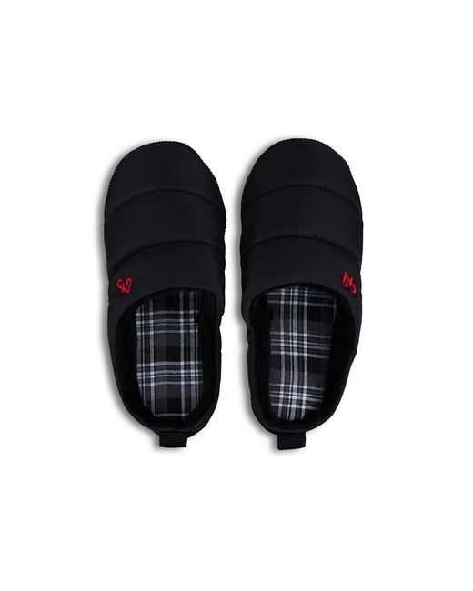 Farah Black Slippers- Tommer for men