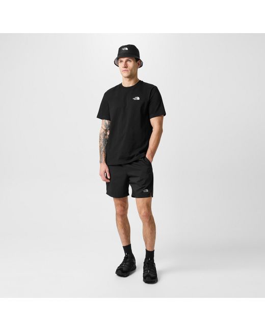 The North Face Black Regular Fit Simple Dome T-Shirt for men