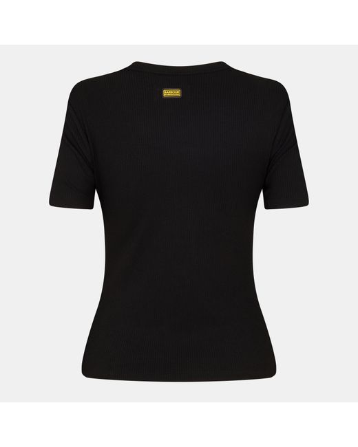 Barbour Black Jenny Cut Out Top