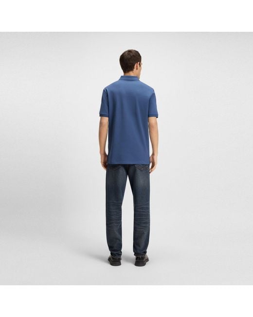 HUGO Blue Donos Polo Shirt for men