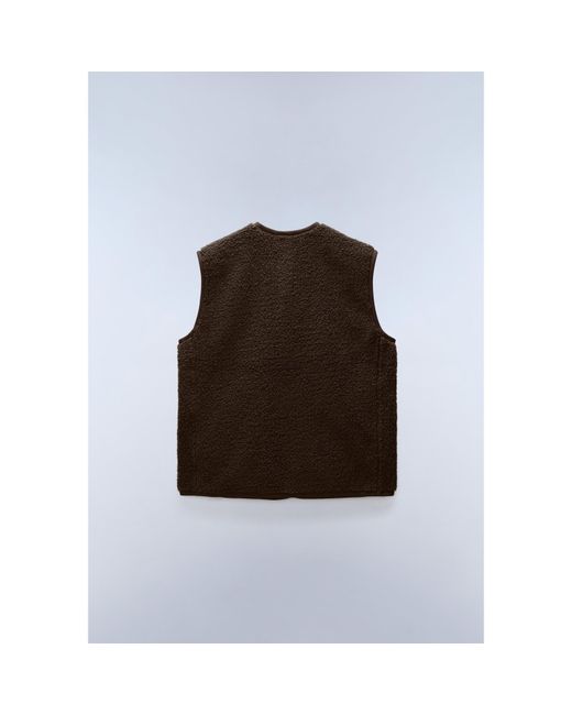 Napapijri Brown Napa Roldal Gilet for men
