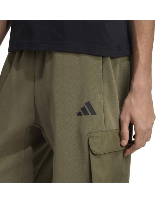 Adidas Green Utility Joggers for men