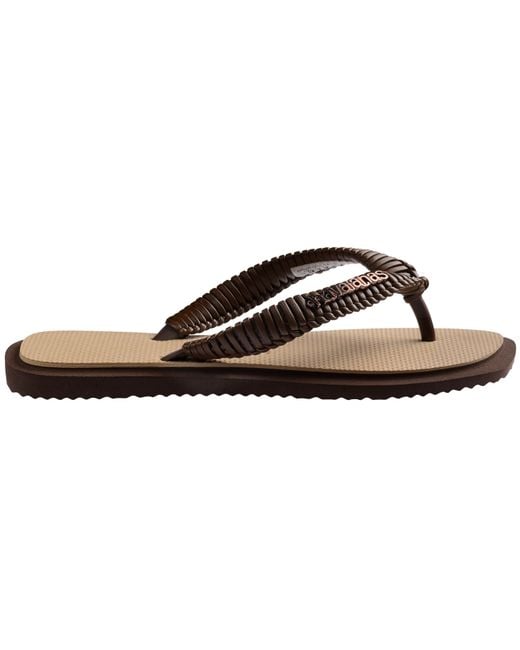 Havaianas Brown Top Sqr Fusion Boho Flip Flops