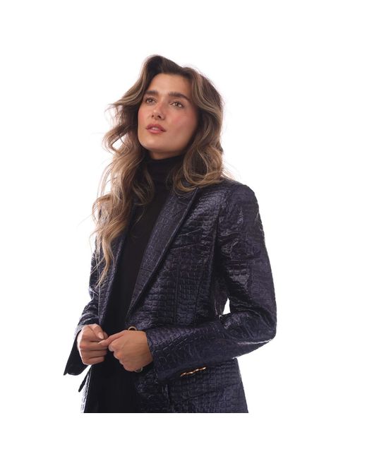 Tom Ford Blue The Jacquetta Single Breasted Jacket