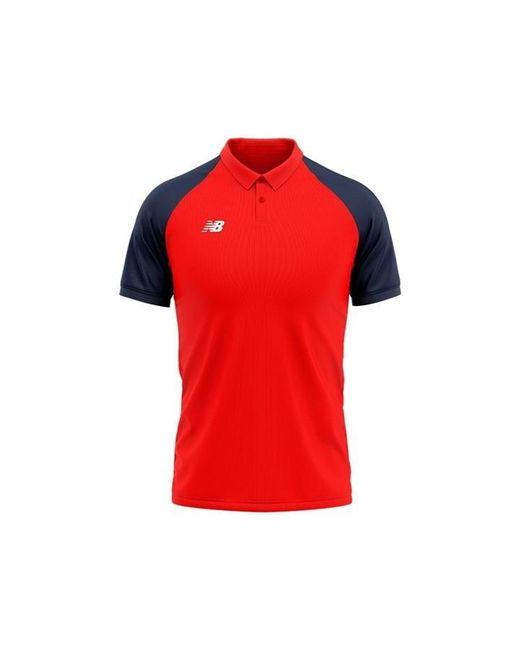 New Balance Red Polo Shirt Ld99