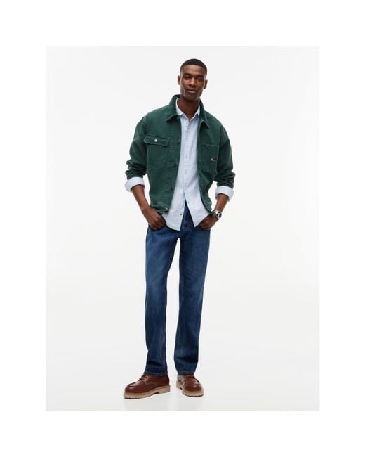 Tommy Hilfiger Blue Tj Slm Oxford Shirt Sn64 for men