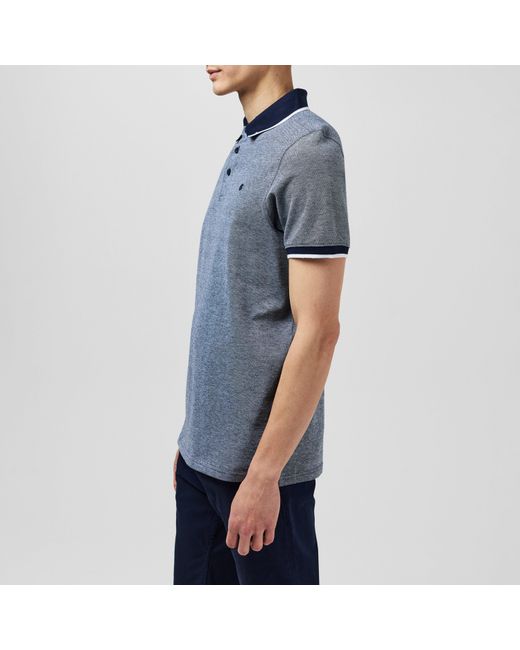 SoulCal & Co California Blue Pique Polo Shirt for men