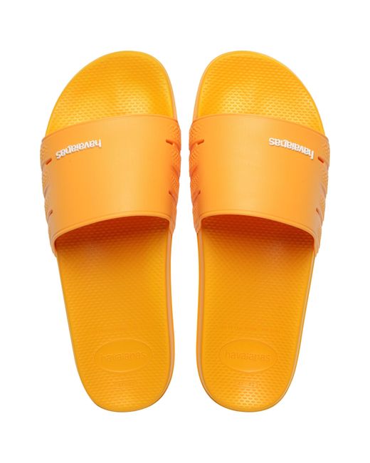 Havaianas Orange Slide Zero Pool Sliders for men