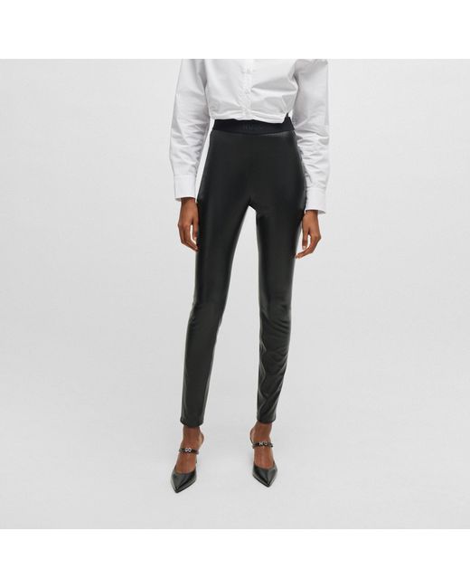 HUGO Black Honati Straight Leg Trouser