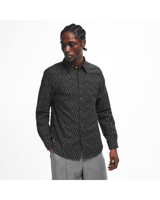 Paul Smith Blue Ps Dice Ls Shirt Sn61 for men