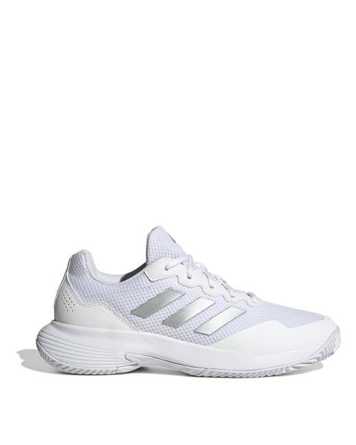 Adidas White Gamecourt 2.0 Tennis Shoes