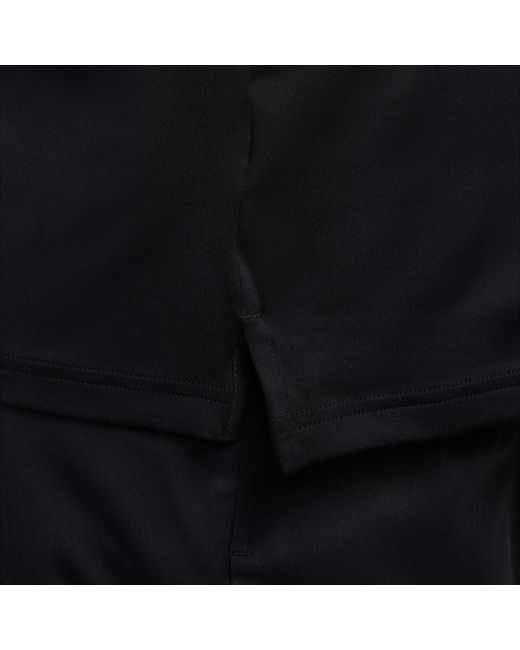 Nike Black Df Tour Solid Polo for men