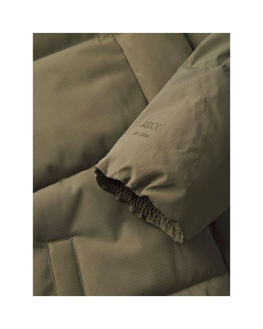 JJXX Green Global Short Puffer Jacket