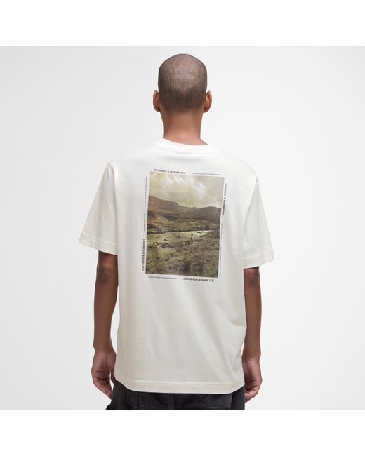 Barbour Natural Parkend Graphic T-Shirt for men