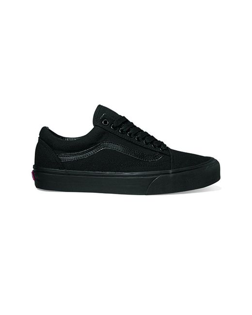 Vans Black Old Skool Canvas Low Top for men