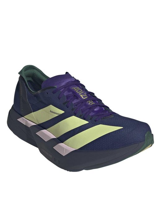 Adidas Blue Adios Pro 4 Road Running Shoes for men