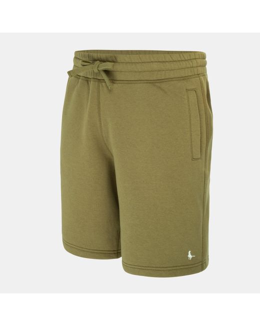 Jack Wills Green Balmore Pheasant Sweat Shorts for men