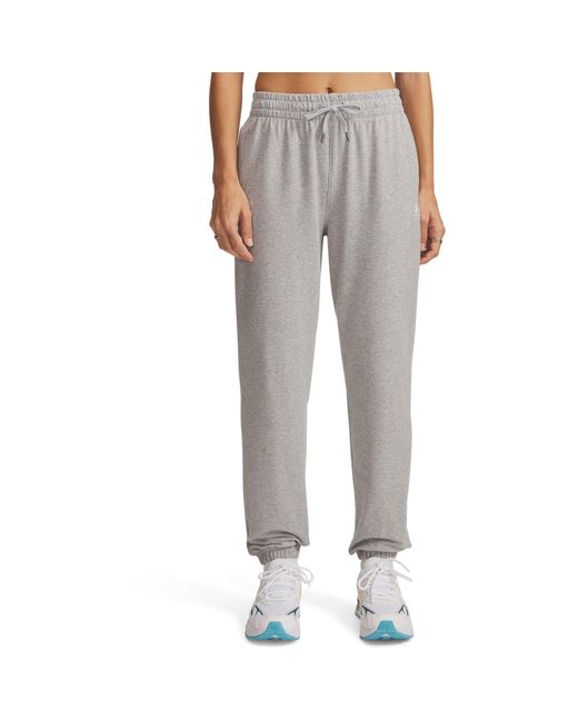 Under Armour Gray Sport Terry Performance Tracksuit Bottom