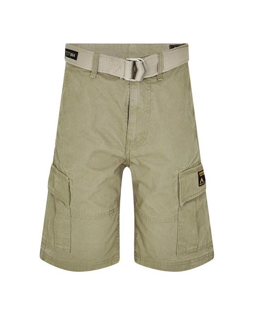 Superdry Green Cargo Shorts for men