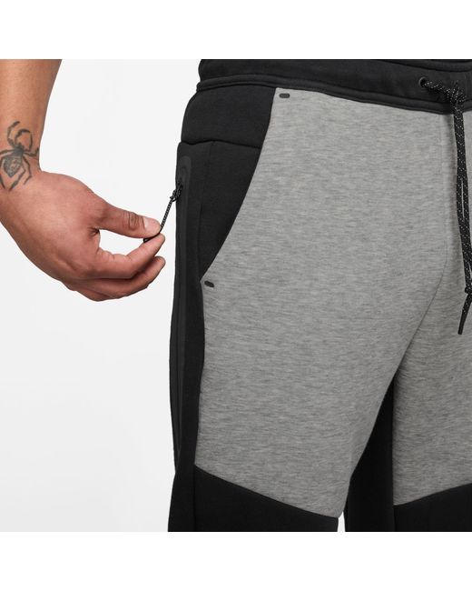 Nike Black Tech Fleece Joggers for men
