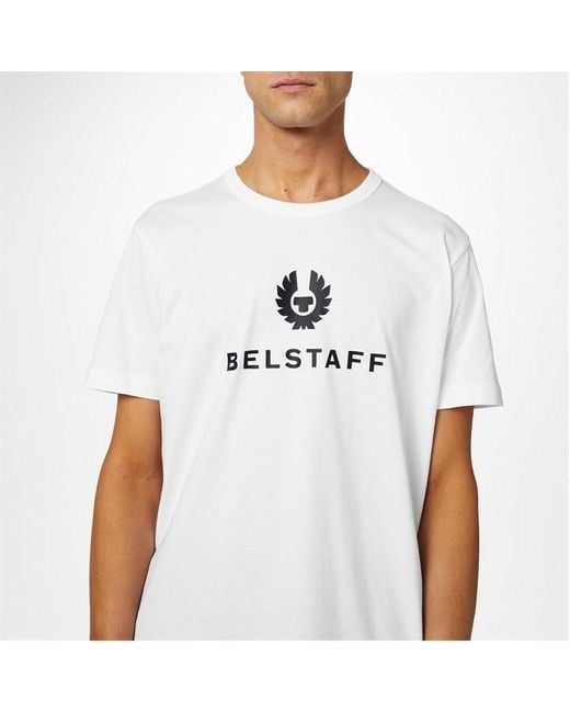 Belstaff White Signature T-shirt for men
